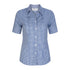 LSJ Collection The Gingham Check Shirt | Ladies | Short Sleeve Blue Shirts & Tops