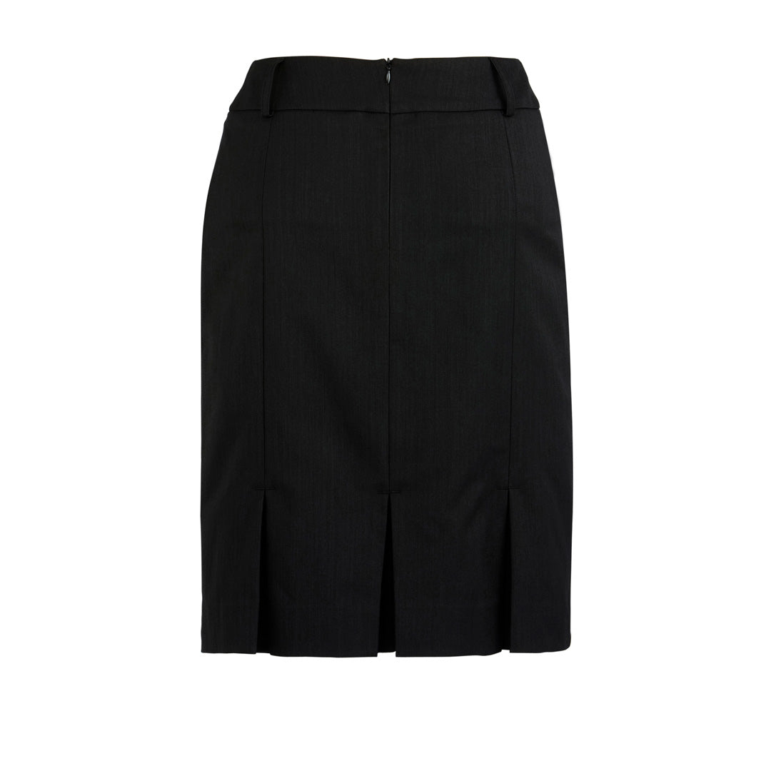 Biz Corporates The Cool Stretch Pleat Skirt | Ladies Skirts