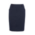Biz Corporates The Cool Stretch Pleat Skirt | Ladies Navy Skirts