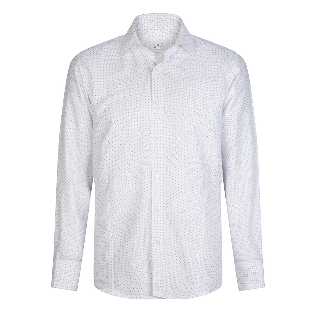 LSJ Collection The Flinders Shirt | Mens | Long Sleeve White Shirts & Tops