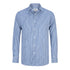 LSJ Collection The Gingham Check Shirt | Mens | Long Sleeve | Euro Fit Blue Shirts & Tops