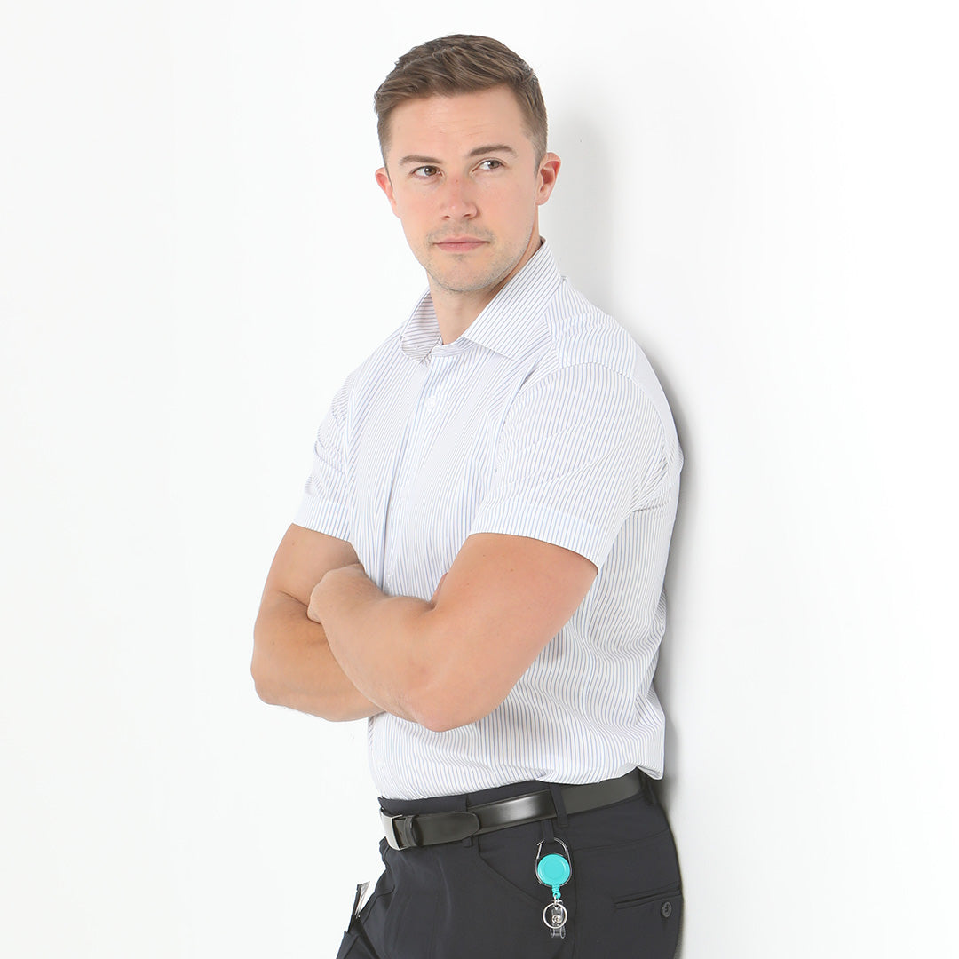 LSJ Collection The Bourke Street Shirt | Mens | Short Sleeve | Euro Fit Shirts & Tops