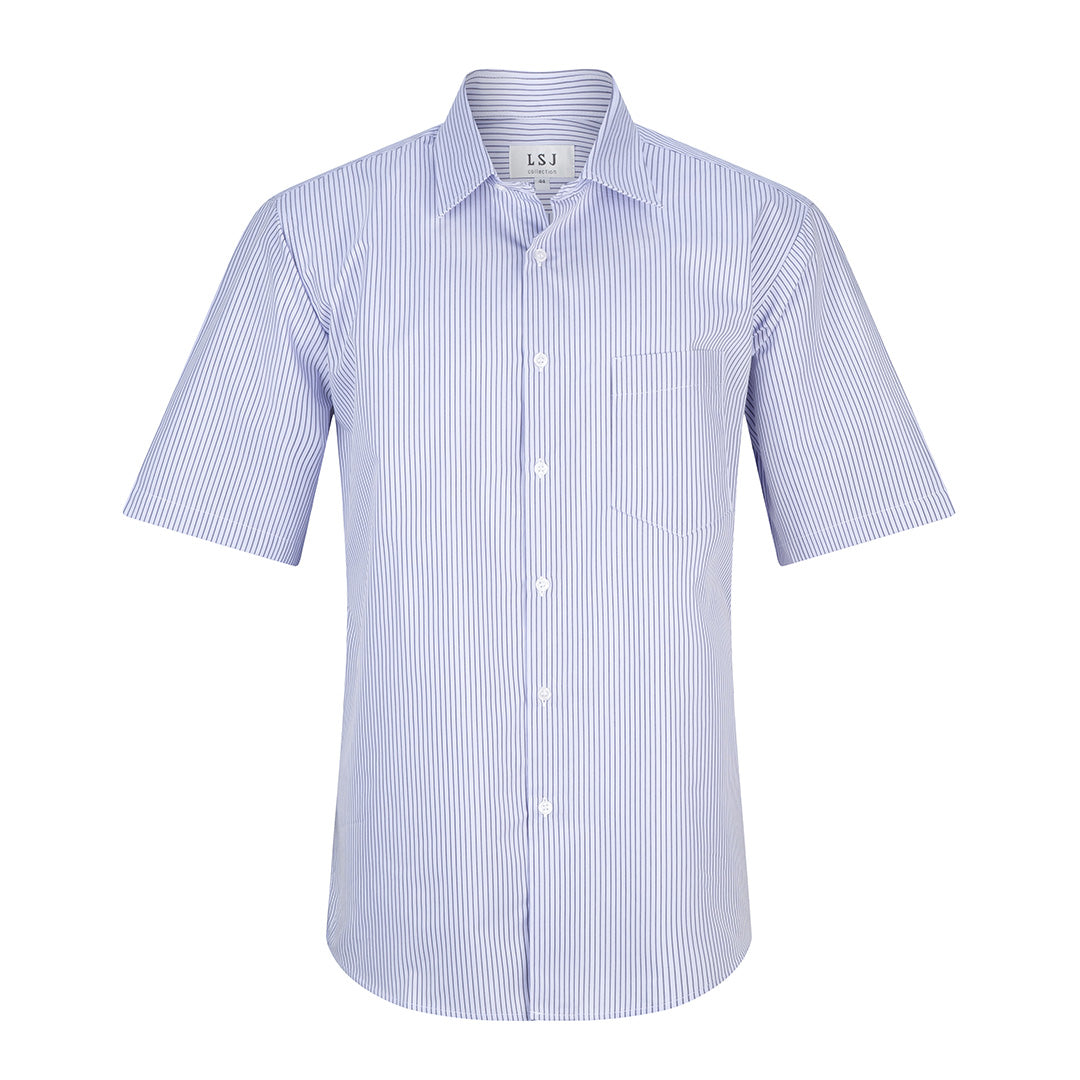 LSJ Collection The Bourke Street Shirt | Mens | Short Sleeve | Classic Fit Wisteria Shirts & Tops