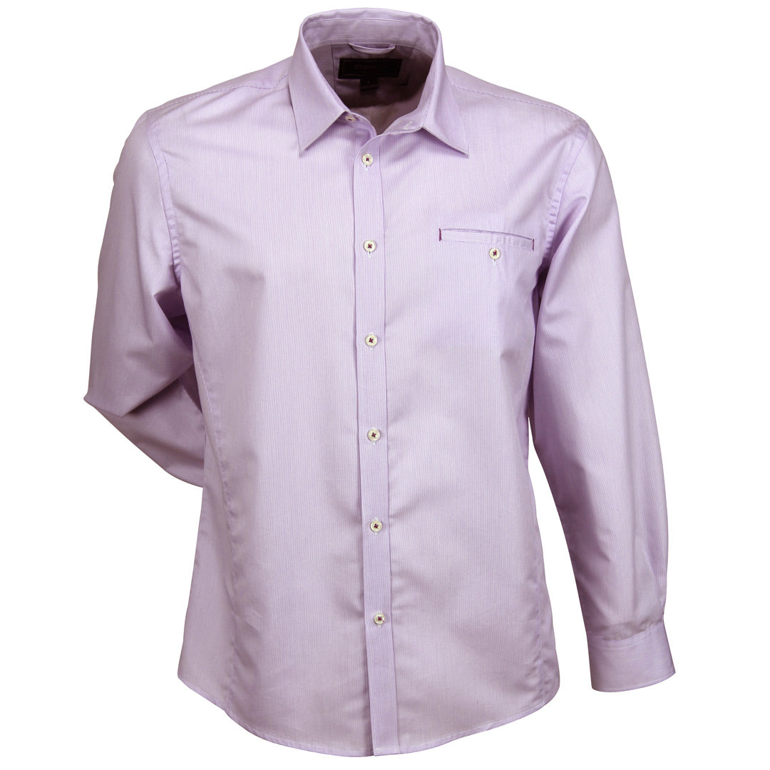 Stencil The Empire Shirt | Mens | Long Sleeve Mauve/Mauve Shirts & Tops