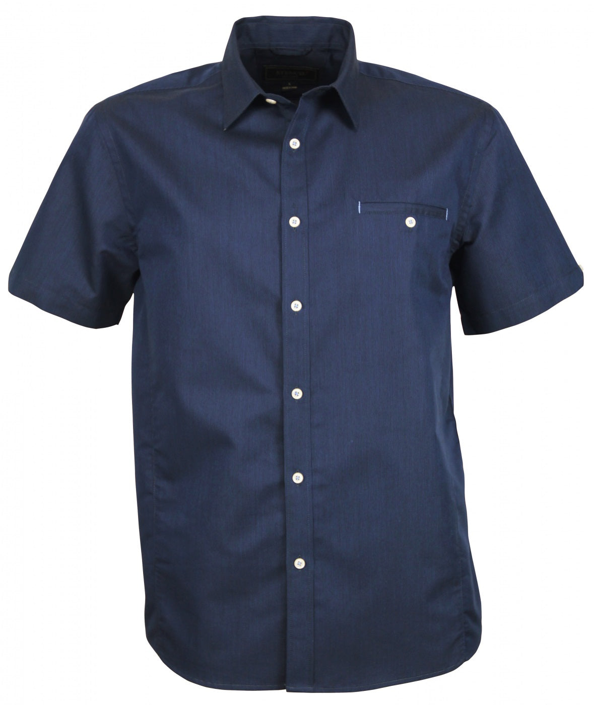 Stencil The Empire Shirt | Mens | Short Sleeve Navy/Sky Shirts & Tops