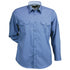 Stencil The Hospitality Nano Shirt | Mens | Long Sleeve Slate Blue Shirts & Tops