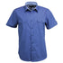 Stencil The Hospitality Nano Shirt | Mens | Short Sleeve Slate Blue Shirts & Tops