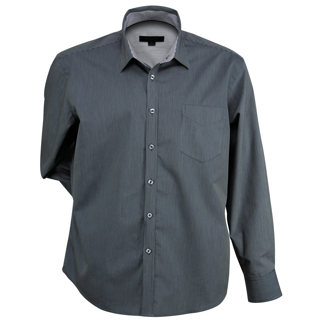 Stencil The Inspire Shirt | Mens | Long Sleeve Charcoal Shirts & Tops