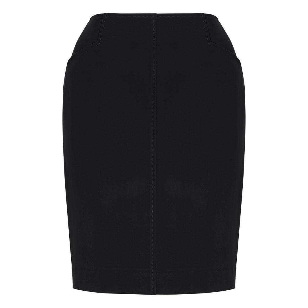 Biz Corporates The Siena Pencil Skirt | Ladies Black Skirts