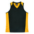 Aussie Pacific The Premier Singlet | Ladies Black/Gold Shirts & Tops