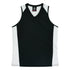 Aussie Pacific The Premier Singlet | Ladies Black/White Shirts & Tops