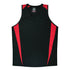 Aussie Pacific The Eureka Singlet | Ladies Black/Red Shirts & Tops