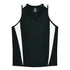 Aussie Pacific The Eureka Singlet | Ladies Black/White Shirts & Tops