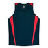 Aussie Pacific The Eureka Singlet | Ladies Navy/Red Shirts & Tops