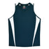 Aussie Pacific The Eureka Singlet | Ladies Navy/White Shirts & Tops