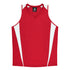 Aussie Pacific The Eureka Singlet | Ladies Red/White Shirts & Tops