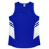 Aussie Pacific The Tasman Singlet | Ladies | Blue Base Royal/White Shirts & Tops