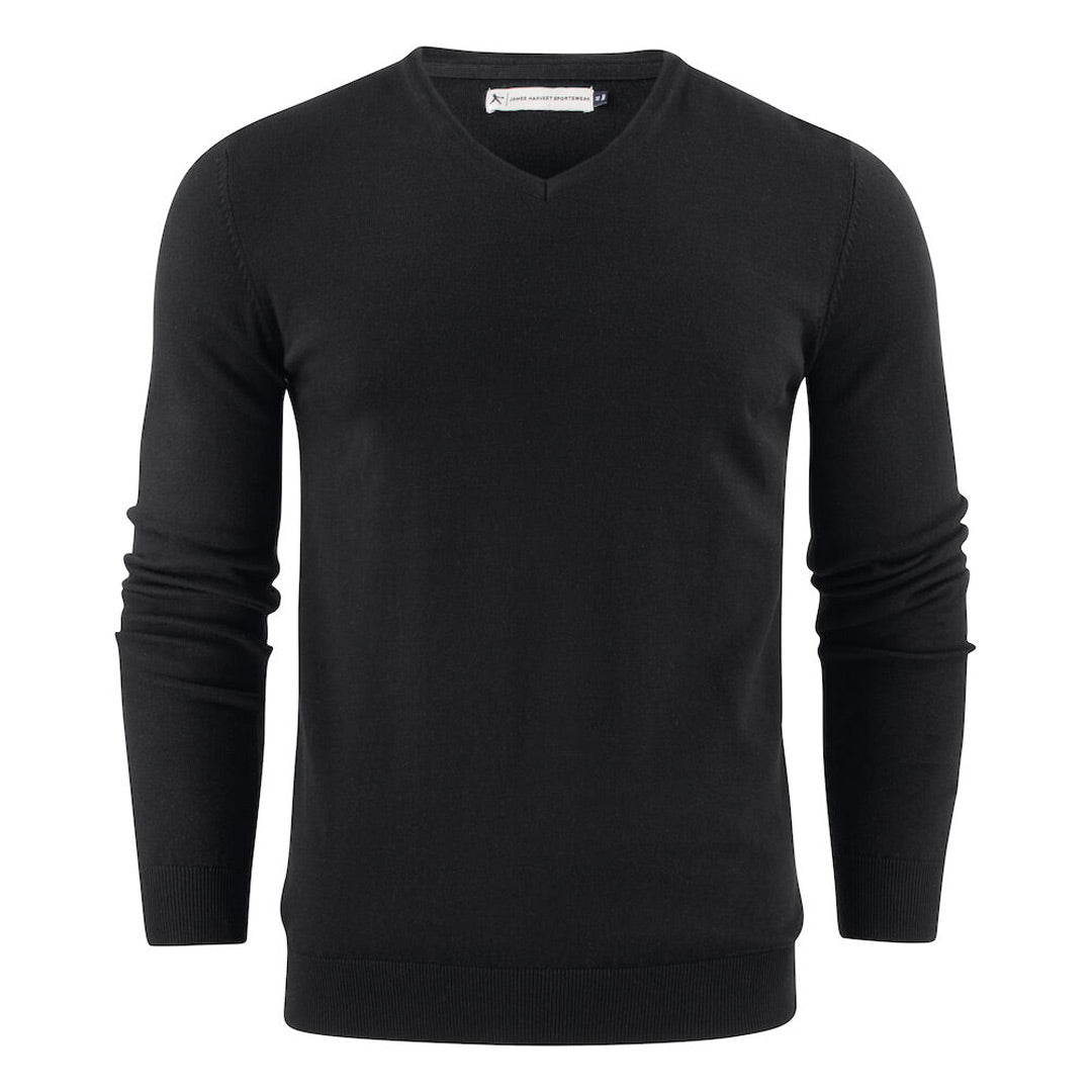 James Harvest The Ashland Sweater | Mens Black Outwear