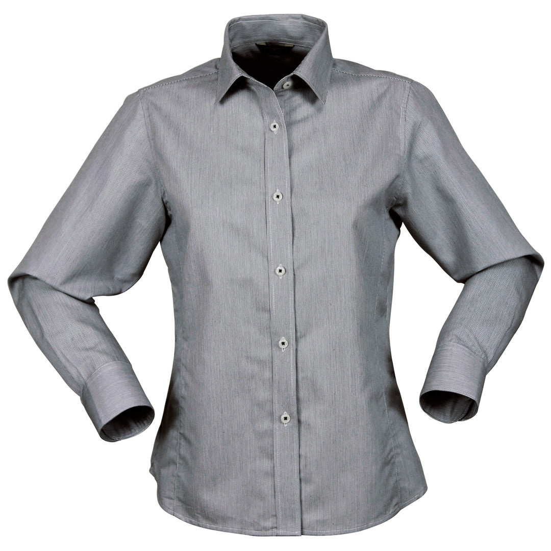 Stencil The Empire Shirt | Ladies | Long Sleeve Grey/Charcoal Shirts & Tops