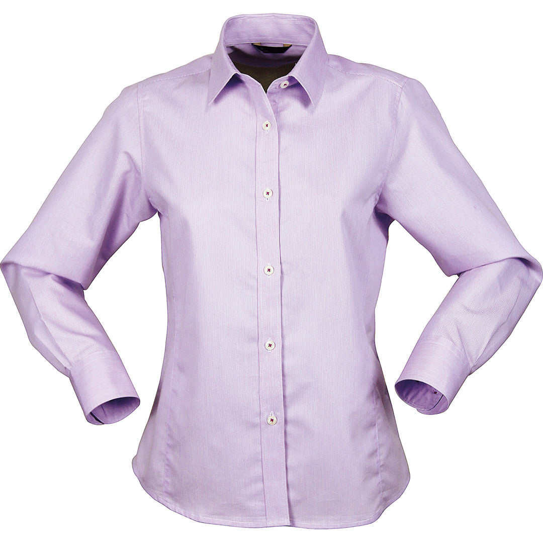 Stencil The Empire Shirt | Ladies | Long Sleeve Mauve/Mauve Shirts & Tops