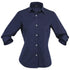 Stencil The Empire Shirt | Ladies | 3/4 Sleeve Navy/Sky Shirts & Tops