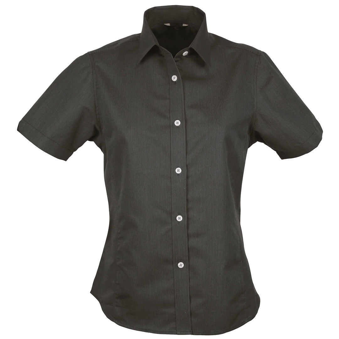 Stencil The Empire Shirt | Ladies | Short Sleeve Charcoal/Grey Shirts & Tops