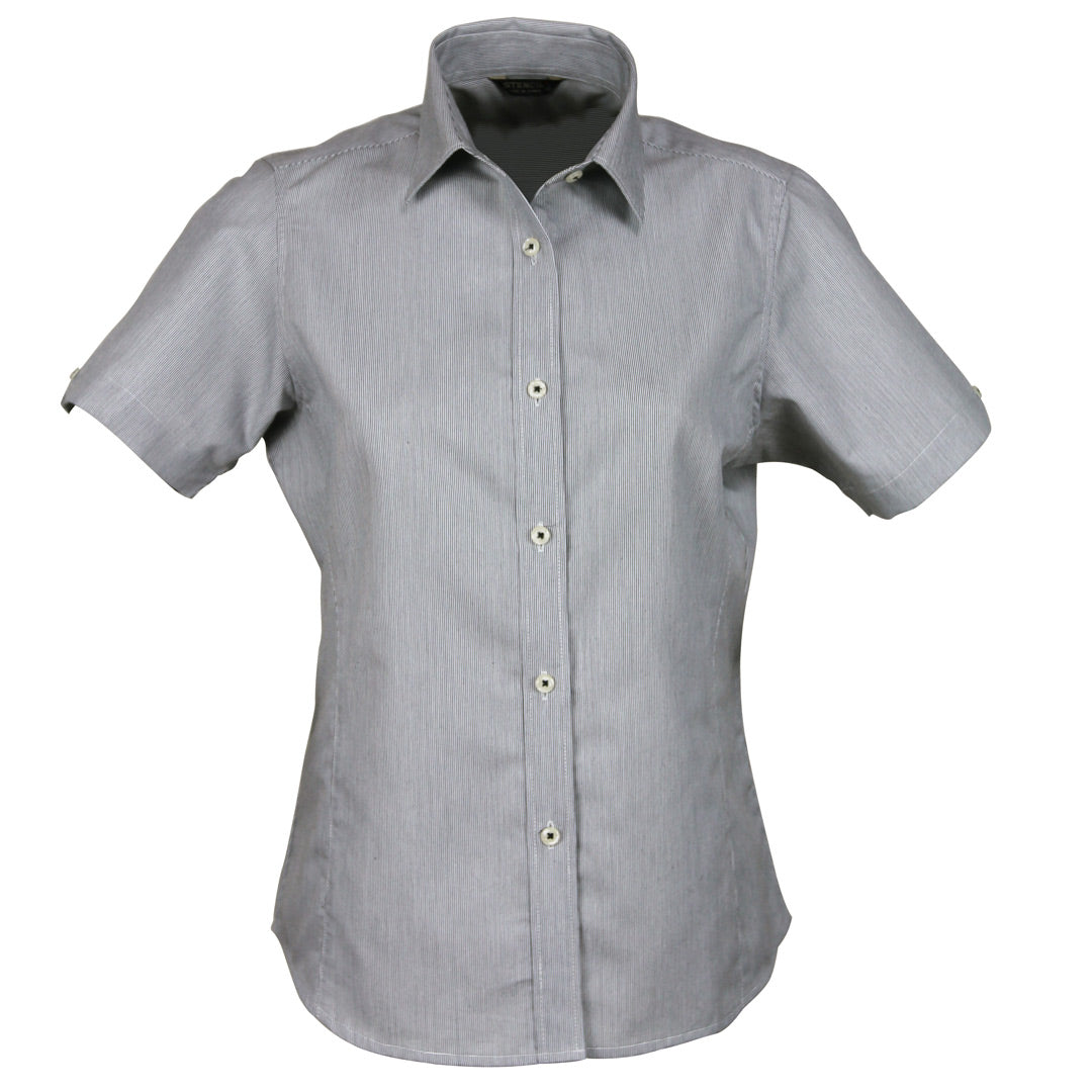 Stencil The Empire Shirt | Ladies | Short Sleeve Grey/Charcoal Shirts & Tops
