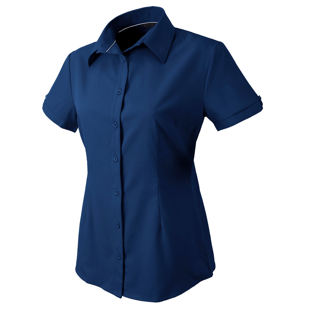 Stencil The Candidate Shirt | Ladies | Short Sleeve Navy Shirts & Tops