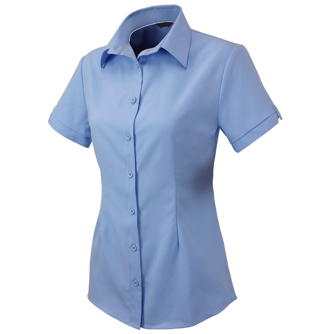 Stencil The Candidate Shirt | Ladies | Short Sleeve Sky Shirts & Tops