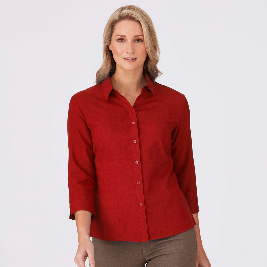 City Collection The Ezylin Shirt | Ladies | 3/4 Sleeve | Plus Shirts & Tops