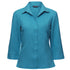 City Collection The Ezylin Shirt | Ladies | 3/4 Sleeve | Plus Teal Shirts & Tops