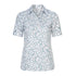 LSJ Collection The Breeze Shirt | Ladies | Short Sleeve White/Teal Shirts & Tops