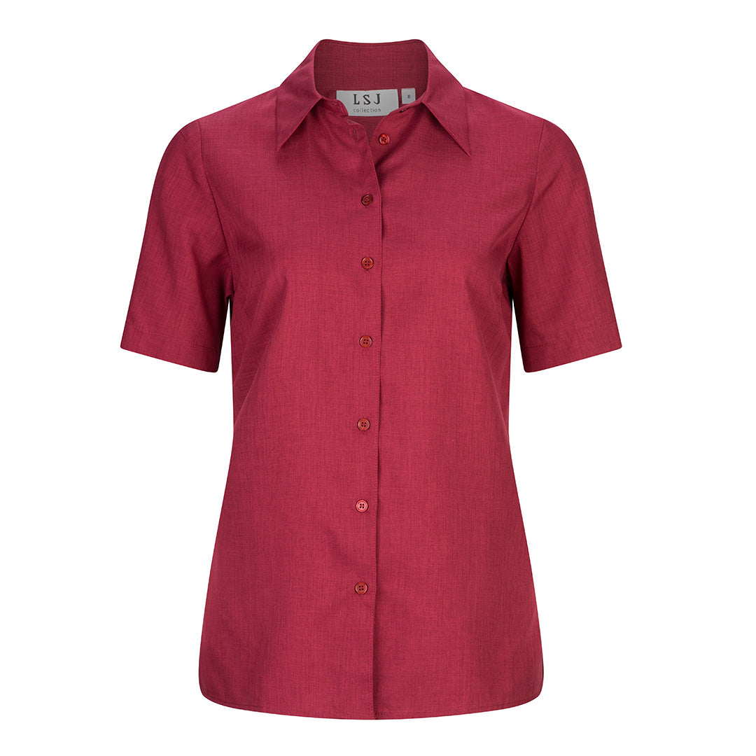 LSJ Collection The Freedom Shirt | Ladies | Short Sleeve Pepper Red Shirts & Tops
