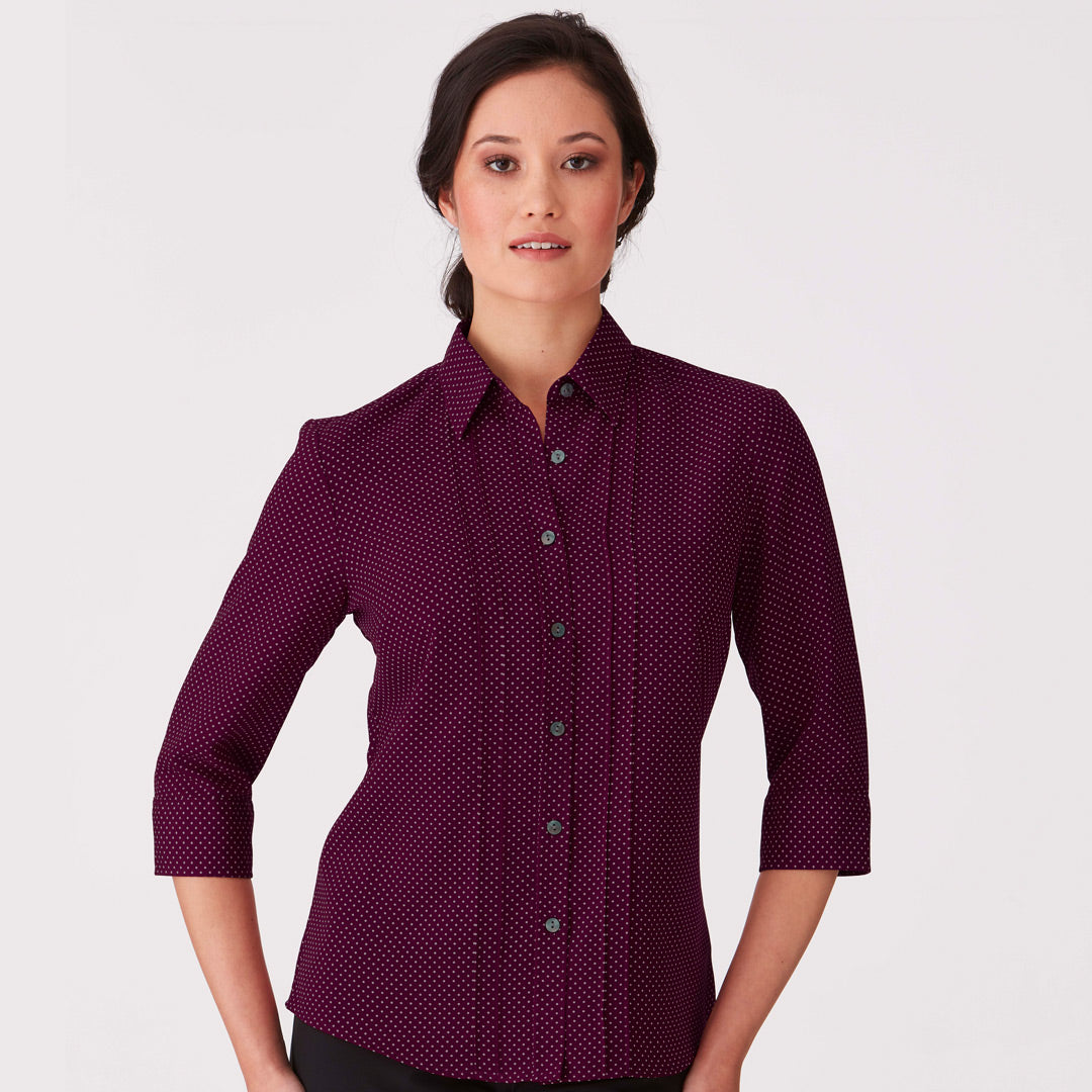 City Collection The Spot Shirt | Ladies | 3/4 Sleeve Shirts & Tops