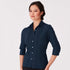 City Collection The Spot Shirt | Ladies | 3/4 Sleeve | Plus Navy Shirts & Tops