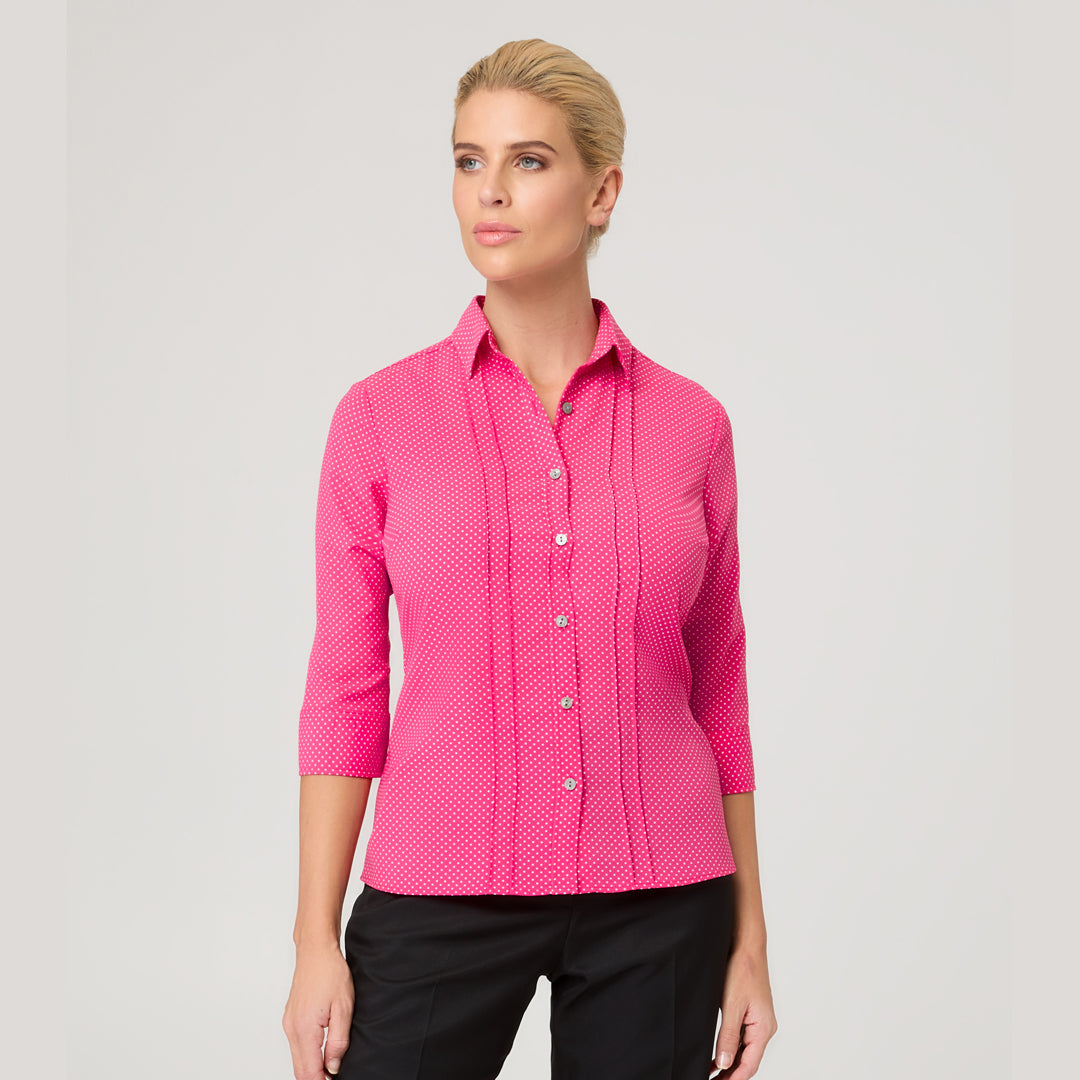 City Collection The Spot Shirt | Ladies | 3/4 Sleeve Shirts & Tops