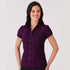 City Collection The Spot Shirt | Ladies | Short Sleeve | Plus Grape Shirts & Tops