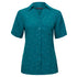 City Collection The Drift Print Blouse | Short Sleeve | Ladies Teal Shirts & Tops