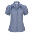 LSJ Collection The Lonsdale Shirt | Ladies | Short Sleeve Blue Shirts & Tops