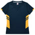 Aussie Pacific The Tasman Tee | Ladies | Short Sleeve | Navy Base Navy/Gold Shirts & Tops