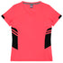 Aussie Pacific The Tasman Tee | Ladies | Short Sleeve | Neon Base Neon Pink/Black Shirts & Tops
