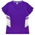 Aussie Pacific The Tasman Tee | Ladies | Short Sleeve | Mixed Base Purple/White Shirts & Tops