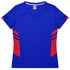 Aussie Pacific The Tasman Tee | Ladies | Short Sleeve | Blue Base Royal/Red Shirts & Tops