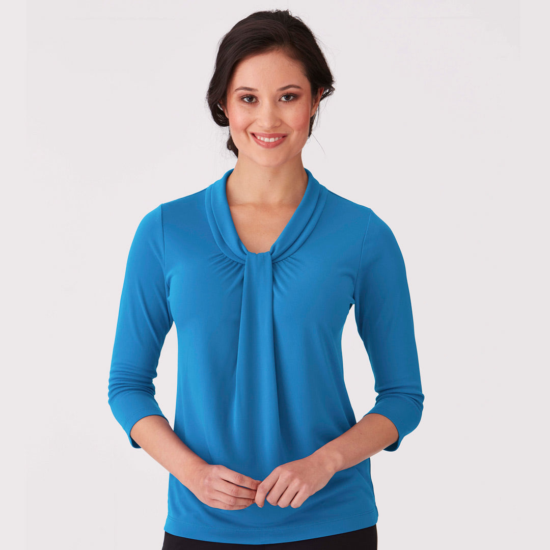 City Collection The Pippa Knit Top | Ladies | 3/4 Sleeve Shirts & Tops