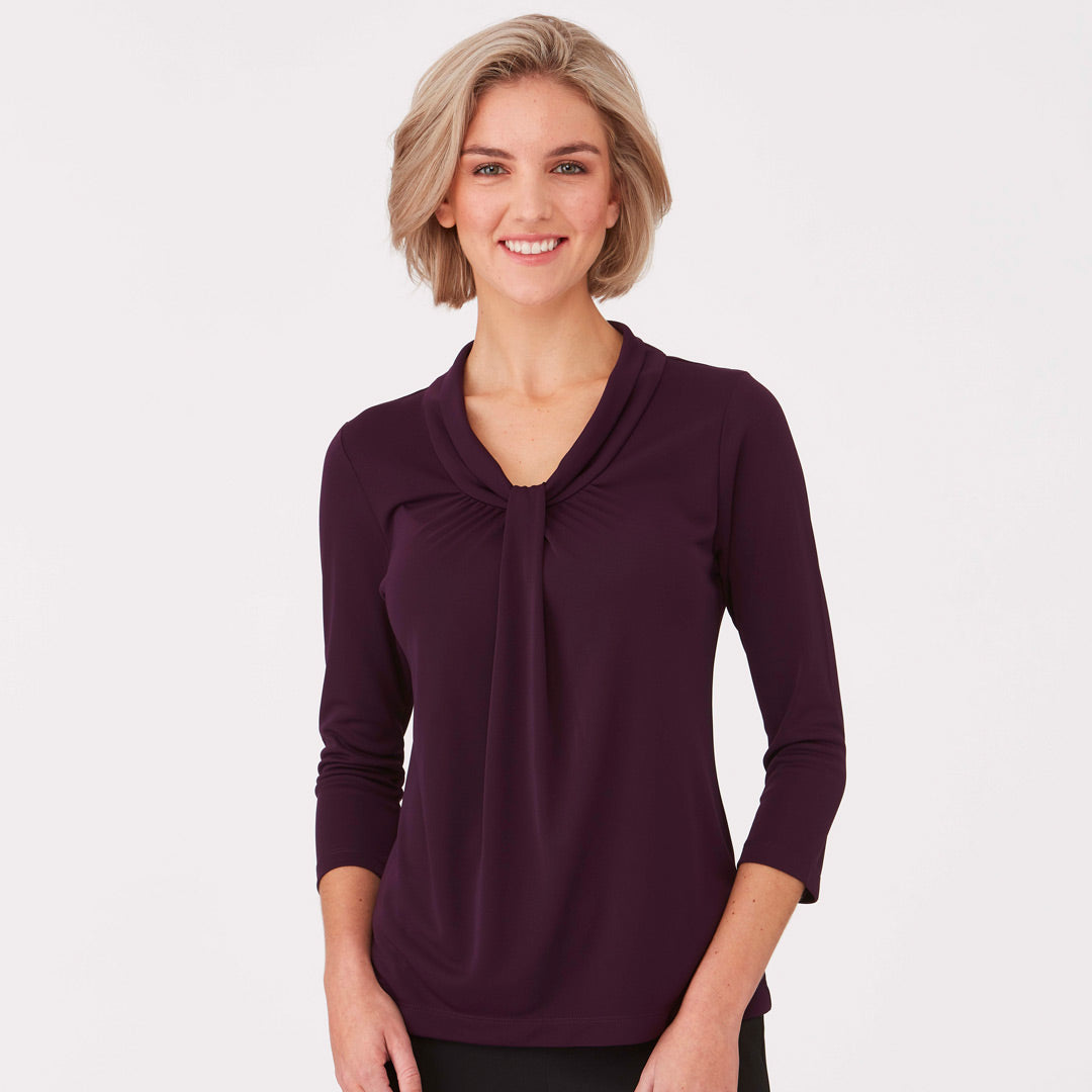City Collection The Pippa Knit Top | Ladies | 3/4 Sleeve Shirts & Tops