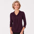 City Collection The Pippa Knit Top | Ladies | 3/4 Sleeve Shirts & Tops