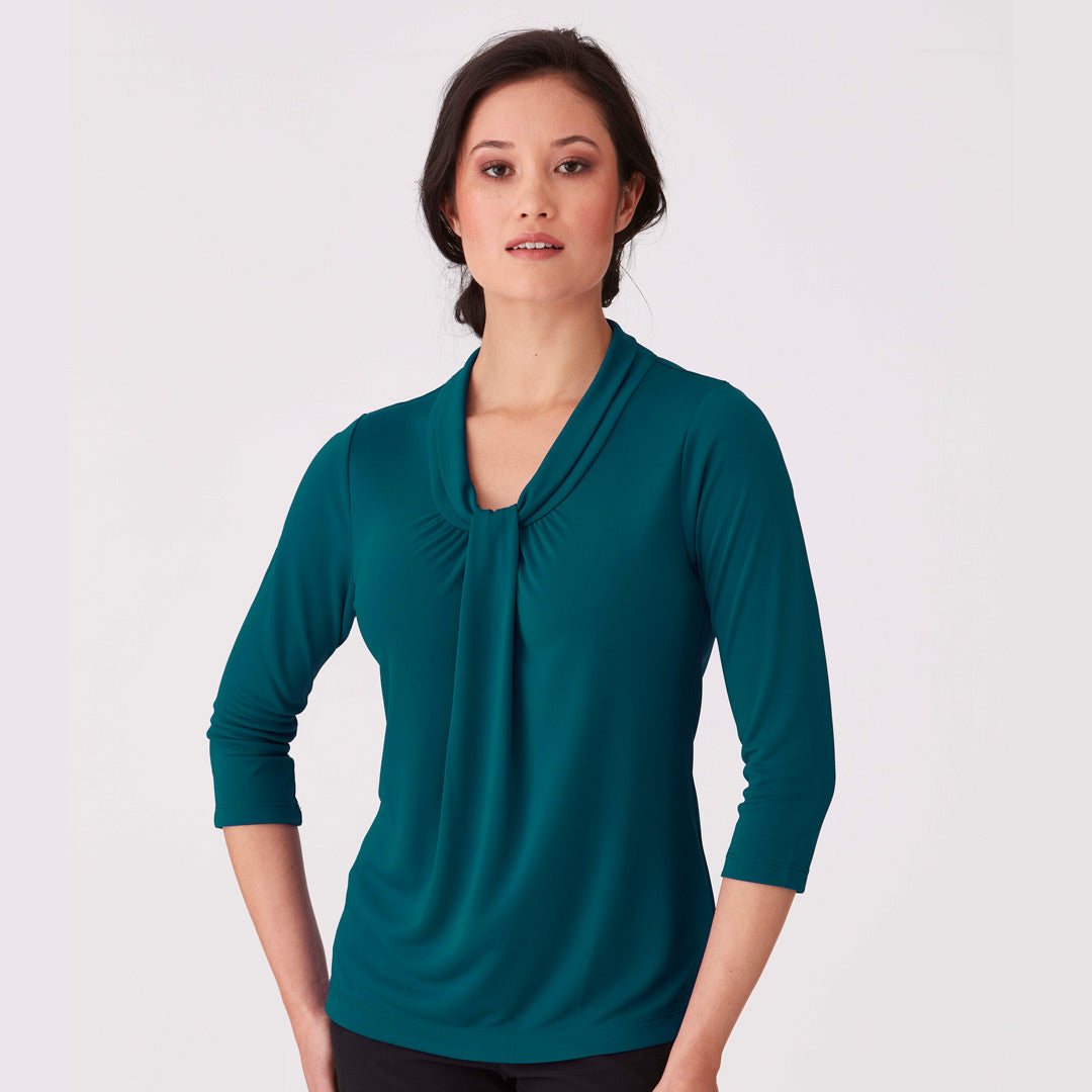 City Collection The Pippa Knit Top | Ladies | 3/4 Sleeve Shirts & Tops