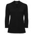 City Collection The Pippa Knit Top | Ladies | 3/4 Sleeve Black Shirts & Tops