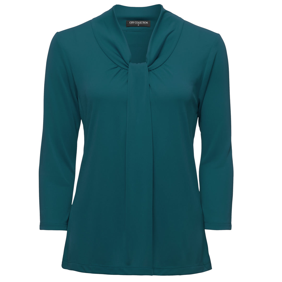 City Collection The Pippa Knit Top | Ladies | 3/4 Sleeve Shirts & Tops