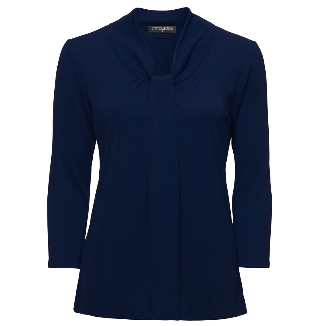 City Collection The Pippa Knit Top | Ladies | 3/4 Sleeve Shirts & Tops